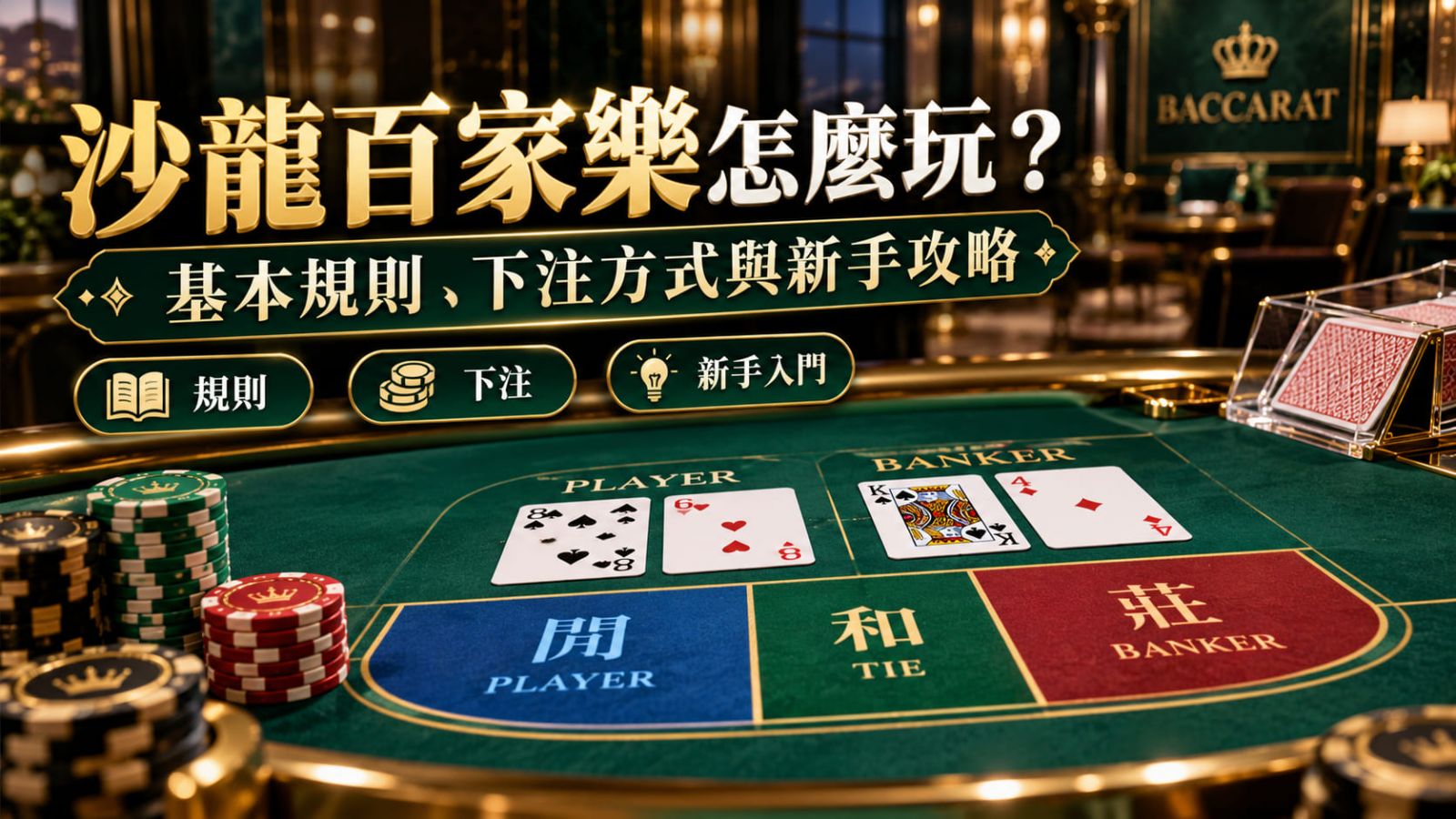 想立刻驗證剛剛學到的百家樂策略？點擊直達牌桌開始練功！